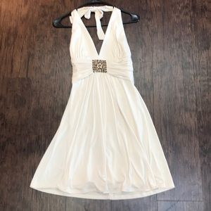 Maxandcleo off white/cream colored dress